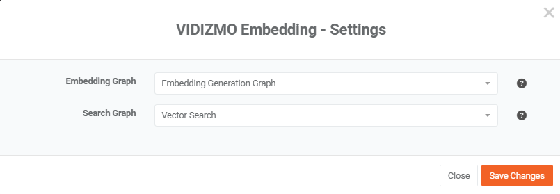 Embedding Settings